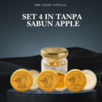 SET 4 IN 1 TANPA SABUN APPLE