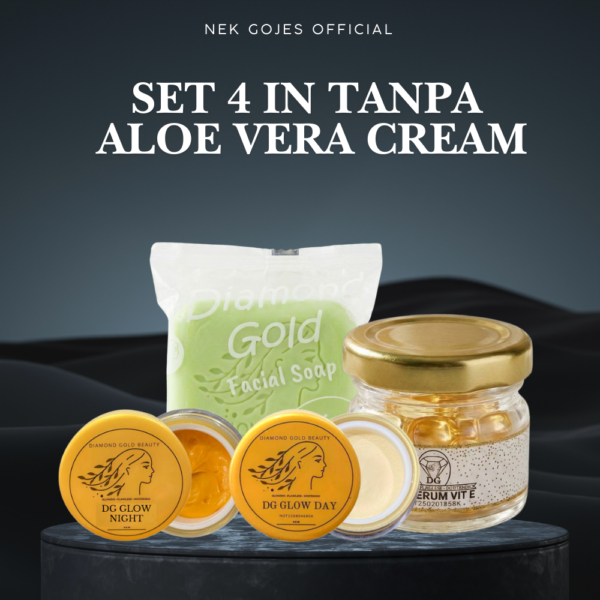 SET 4 IN 1 TANPA ALOE VERA CREAM