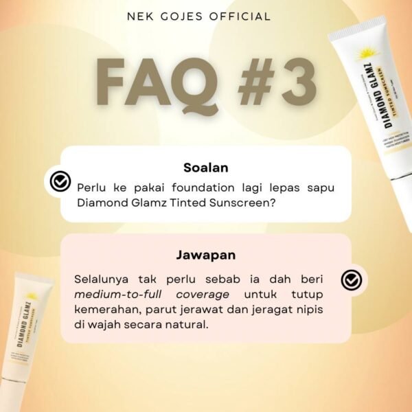 DIAMOND GLAMZ TINTED SUNSCREEN