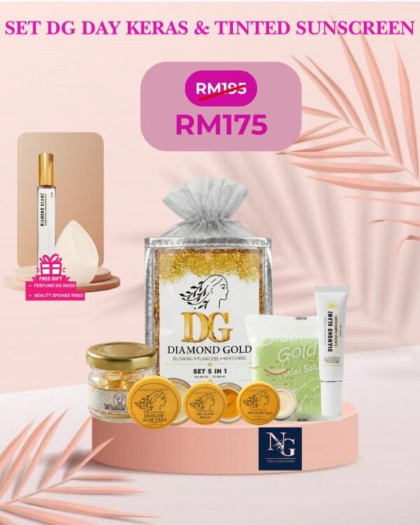 SET DG DAY KERAS + TINTED SUNSCREEN
