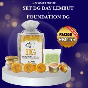 SET DG DAY LEMBUT + FOUNDATION DG